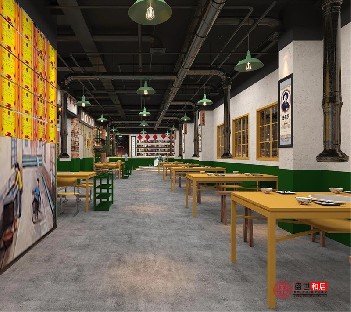 合肥蜀山區(qū)燒烤店設(shè)計裝修案例